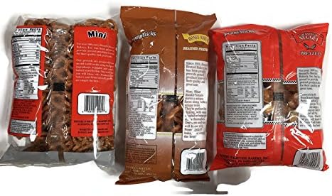 Pennysticks "The Pretzel Men" Pretzels: Sourdough Nuggets, Honey Wheat Braided & Mini Pretzels [1 of Each]