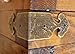 Celtic Woods Set Of 4 Vintage Antique Brass Colour Metal Box Corners Braces Straps Angle C029