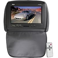 Pyle PL90HRBK Adjustable Headrest/ Built-In 9-Inch TFT-LCD Monitor with IR Transmitter (Black)