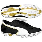 Puma Men's Esito III HG (Black/White/Gold 12.0 M)