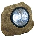 Moonrays 91211 Solar Powered Rock Spotlight with Key Hider Garden Accent