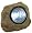 Moonrays 91211 Solar Powered Rock Spotlight with Key Hider Garden Accent