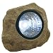 Moonrays 91211 Solar Powered Rock Spotlight with Key Hider Garden Accent