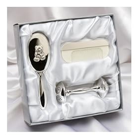  Small Fry Design Rattle, Comb, Brush Set