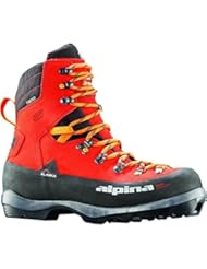 Sports: Alpina Sports Alaska Nordic Cross-Country Ski Boots for NNN-BC Bindings, Red, 42 - Alpina Sports