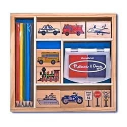 Melissa & Doug Vehicles Stamp Set