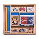 Melissa & Doug Vehicles Stamp Set