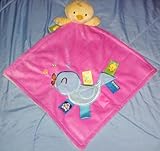 Blankets & Beyond Nunu Pink Duck Lovey