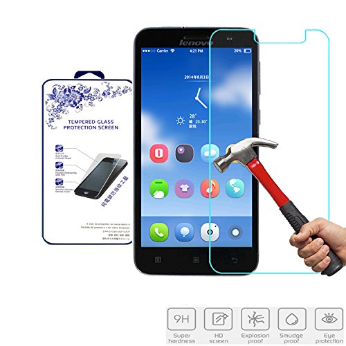 Nacodex® For Lenovo Golden Warrior A8 A806 HD Clean Premium Tempered Glass Screen Protector - 0.26mm 2.5D Border - Replacement Glass Film