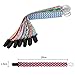 ilovebaby Pacifier Clip 2-Sided Design, Holder for Girls and for Boys Unisex. Multi-design, Pack of 7
