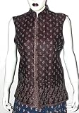 Women's Jacket Wool Fabric Casual Apparel Handmade in India Size XX-S