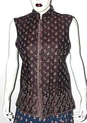 Women's Jacket Wool Fabric Casual Apparel Handmade in India Size XX-S