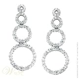 STUDIO 925: *CIRCLES OF FIRE EARRINGS*