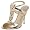 GUESS Women's Vino Sandal,Gold,9.5 M
