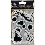 Prima Marketing Cling Stamp 4 x 6"-Paint Splatters