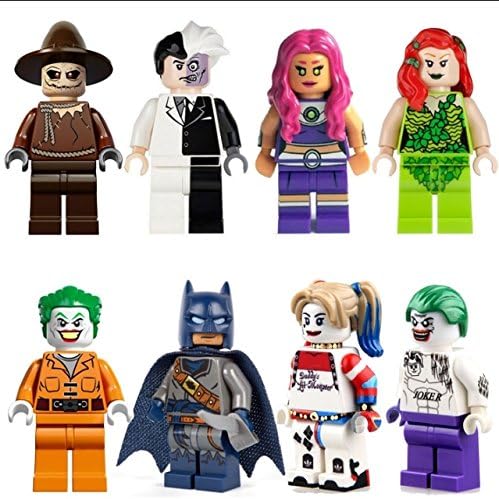 8pcs/set Suicide Squad Minifigures Building Blocks Bricks New 100% Compatible