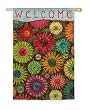 Daisy Pattern Welcome Flag (Garden Size) Daisy Pattern Welcome Flag (Garden Size)