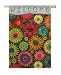 Daisy Pattern Welcome Flag (Garden Size)