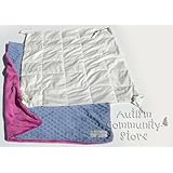 Creature Commforts - Weighted Sensory Blanket - Large- 12 lbs - Raspberry