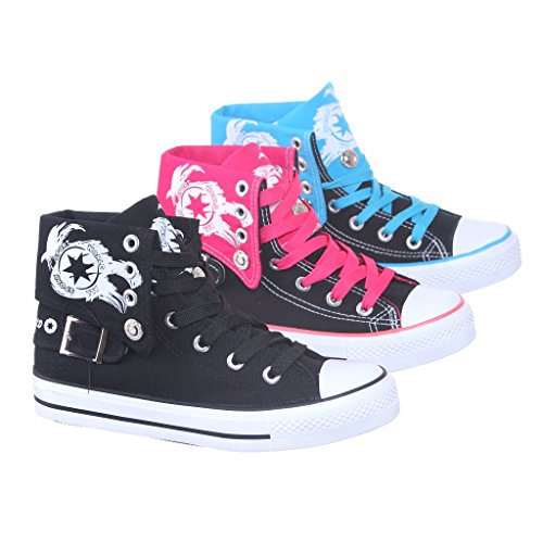 NEW STYLE!! High Top Fold Down Canvas Women Sneakers Best Seller