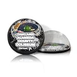 NFL Oakland Raiders Round Crystal Magnetized Paperweight