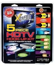 5PC TV Hook Up Kit For Sony KDL-46S5100 KDL-52Z5100 KDL-40Z5100 KDL-40W5100 Kit Includes 2 Pack of 6FT HDMI Cables, 1 6Ft Component Cable, 1 6FT Audio Cable & HDTV Screen Cleaning Kit