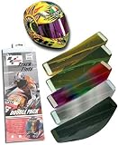 Review Bike It  / MotoGP Universal Motorcycle Helmet Visor Track Tint Inserts - 2 Pack - Gold/Smoked