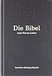 Bibelausgaben, Die Bibel nach der �bersetzung Martin Luthers, mit Apokryphen, neue Rechtschreibung, schwarz (Nr. 1241)