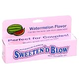 Little Genie, Sweeten'd Blow Oral Pleasure Gel, Watermelon, 1.5 Ounces (Pack of 4)