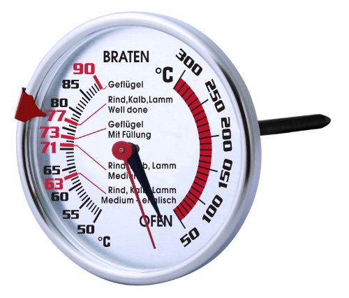 Sunartis 1-4300 T409A Termometro per arrosto e da forno, combinato, con rivestimento antiaderente [Importato da Germania]
