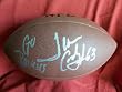 Terrence "Mount" Cody Autographed NFL Wilson Composite Football with "Go Ravens" Inscription, Baltimore Ravens, Alabama Crimson Tide, Proof Photo of Terrence Signing for Us.
