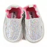 Me-In-Mind childrens girls pixie silver cruiser shoe