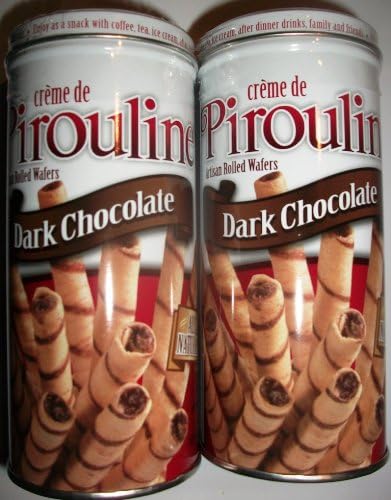 Pirouline Dark Chocolate Artisan Rolled Wafers 6.5 Oz