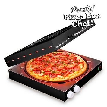 FORNO CUOCI PIZZA ELETTRICO 1200W PIZZA PRESTO CHEF PER PIZZE DA 30CM