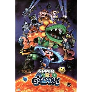 Nintendo (Super Mario Galaxy) Video Game Poster Print - 24x36