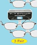 Foster Grant Titanium Reading Glasses--2.25