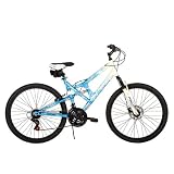 Huffy Women's Moire Bike, Cream/Blue, 26-Inch