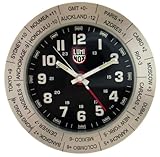 LUMINOX (ルミノックス) アラーム機能付き 置き時計 クロックワールド CLOCK WORLD-SIL