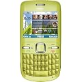 Nokia C3-00 Smartphone (6.1 cm (2.4 Zoll) Display, Bluetooth, 2 Megapixel Kamera, QWERTZ-Tastatur) lime green