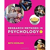 research methods in psychology evaluating a world of information second edition