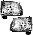 Driver and Passenger Headlights Headlamps Replacement for Toyota Pickup Truck 81150-04110 81110-04110