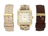 GUESS U0068L2 Gold/Leopard/Lizard Watch Set, GOLD