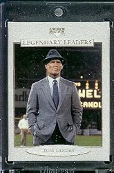 1997 Upper Deck Legends # 140 Tom Landry Dallas Cowboys Football Card - Mint Condition - Shipped In Protective ScrewDown Case!