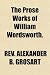 Search : The Prose Works of William Wordsworth.