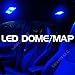 LED Blue 2X Dome Map Interior Light Bulb 9 SMD Circle Panel Xenon Hid Lamp - Fits All Vehicles