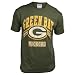 Green Bay Packers Men's Retro Vintage T-Shirt (Hunter, Medium)