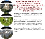 The Best Generate Extra Cash, Inner Game and Accounting & Finance for Dyes On-line Businesses 3 CD Pack