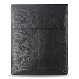 New Fashionable Perfect Fit Premium High Quality Leather Pouch Protective Carrying Case Bag for Apple iPad 3G / WiFi 16GB 32GB 64GB AT&T - Black
