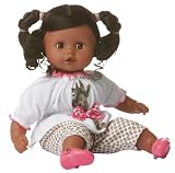 Gotz 1120867 Muffin Baby Doll 33cm, black hair, soft body: muffin doll