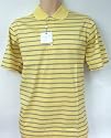 Greg Norman Polo Shirt Yellow Stripe XL